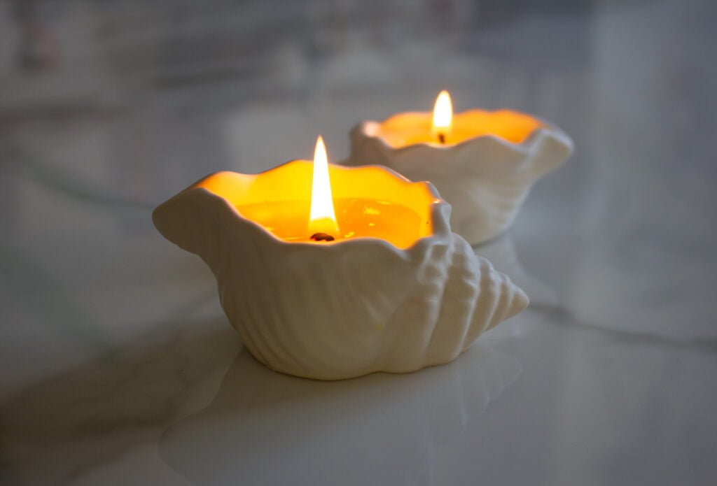 Vela Búzio Artesanal - Produto Verdiaroma